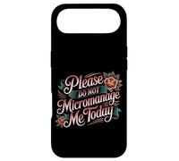 Custodia per iPhone Air Please Do Not Micromanage Me Today Work Boundaries -