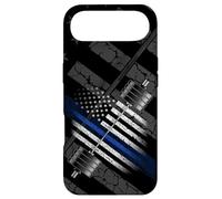 Custodia per iPhone Air POLICEMAN and LEO POWERLIFTING - THIN BLUE LINE USA FLAG