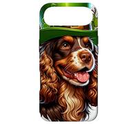 Custodia per iPhone Air Pont-Audemer Spaniel Dog St Patricks Day Opera d'arte