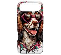 Custodia per iPhone Air Pont-Audemer Spaniel Dog St Valentines Day Opera d'arte