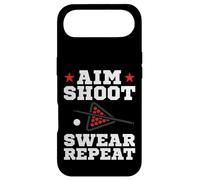 Custodia per iPhone Air Pool Playing Aim Shoot Swear Repeat Pool Playing Billiards