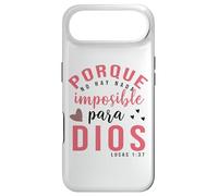 Custodia per iPhone Air Porque para Dios no hay nada imposible, Faith Cross Quotes