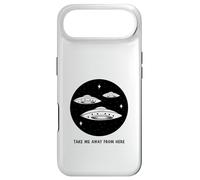 Custodia per iPhone Air Portami via da qui (Dichiarazione UFO aliena divertente)