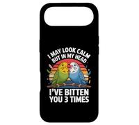 Custodia per iPhone Air Posso sembrare calmo ma nella mia testa ti ho morso 3 volte Budgie