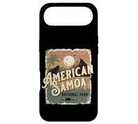 Custodia per iPhone Air Poster da viaggio vintage con Parco Nazionale delle Samoa Americane