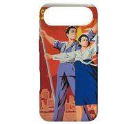 Custodia per iPhone Air Poster di propaganda della Corea del Nord, divertente