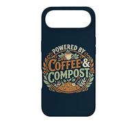 Custodia per iPhone Air Powered By Coffee & Compost Funny Gardener