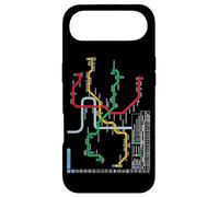 Custodia per iPhone Air Praga Czech Metro Suburban Railway - Souvenir Mappa della rotta