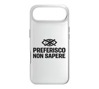 Custodia per iPhone Air Preferisco Non Sapere Ignoranza Selettiva Ironica