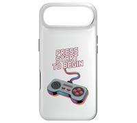 Custodia per iPhone Air Premi Start per iniziare il controller da gioco retrò Art