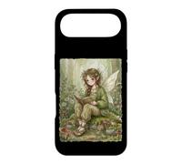 Custodia per iPhone Air Prenota Fairy Elf Fantasy Reading Cottagecore Bookworm