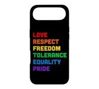 Custodia per iPhone Air Pride Love Equality Rainbow LGBTQ Parole colorate