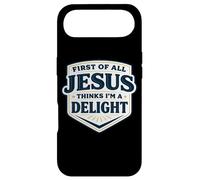 Custodia per iPhone Air Prima di tutto Gesù pensa che io sia una delizia Cristo Dio cristiano