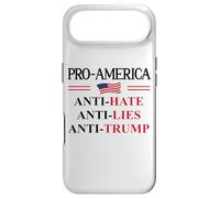 Custodia per iPhone Air Pro America Anti Trump Hate Lies Resist Sign Anti Trump Flag