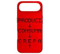 Custodia per iPhone Air Produci Consuma Crepa - Grafica Punk Rock Alternativa
