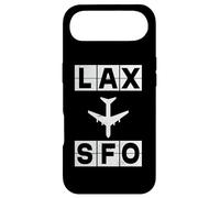 Custodia per iPhone Air Progettazione del codice di viaggio del percorso dell'aereo LAX SFO