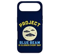 Custodia per iPhone Air Progetto Blue Beam Retro UFO Fantascienza Design Divertente
