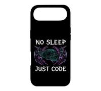 Custodia per iPhone Air Programmer Hacker No Sleep Just Code Cyberpunk Brain