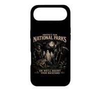Custodia per iPhone Air Proteggi i nostri parchi nazionali Bigfoot Cryptid Dark Folklore