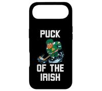Custodia per iPhone Air Puck of the Irish Leprechaun Hockey St Patricks Day Divertente