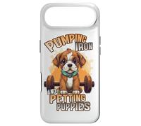 Custodia per iPhone Air Pumping Iron and Petting Puppies Body Building