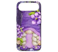 Custodia per iPhone Air Purple Flower Gnome With Lavender Violet Lilac Shabby Chic