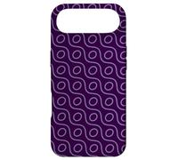 Custodia per iPhone Air Purple Lavender Smooth Geometric Oval Circle Chain Pattern