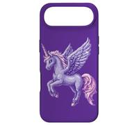Custodia per iPhone Air Purple Unicorn Pegasus - Pixel Art Magic per bambini e ragazzi