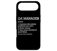 Custodia per iPhone Air Qa Manager Definizione del lavoro Divertente Responsabile di garanzia della qualità