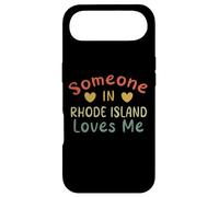 Custodia per iPhone Air Qualcuno nel Rhode Island mi ama Retro Stati Uniti d'America