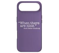 Custodia per iPhone Air QUANDO CI SONO NOVE Ruth Bader Ginsburg Citazione Meme