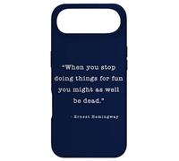 Custodia per iPhone Air Quando smetti di fare cose per divertimento Ernest Hemingway