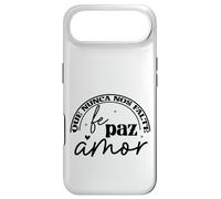 Custodia per iPhone Air Que nunca nos falte Fé, Paz, Amor