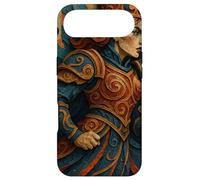 Custodia per iPhone Air Queen of Club Warrior Armor Medieval Fantasy Lucky Poker