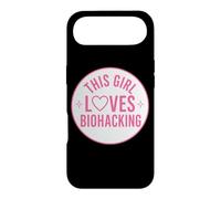 Custodia per iPhone Air Questa ragazza ama biohacking divertente biohacker longevità citazione
