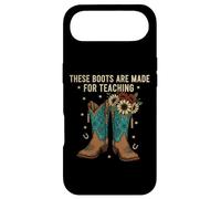 Custodia per iPhone Air Questi stivali sono fatti per insegnare Funny School Saying