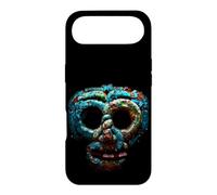 Custodia per iPhone Air Quetzalcoatl Maschera Azteca Mosaico Turchese