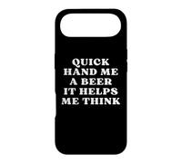 Custodia per iPhone Air Quick Hand Me A Beer It Help Me Think Trivia Game Night