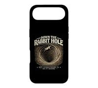 Custodia per iPhone Air Rabbit Holes Conspiracy Graphic Retro Rabbit UFO Meme Verità