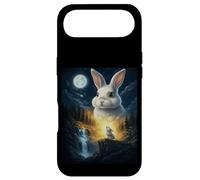 Custodia per iPhone Air Rabbit Howling to The Moon Vintage Funny Rabbit