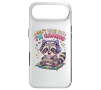 Custodia per iPhone Air Raccoon Gaming Can't Hear You I'm Gaming Common Raccoon
