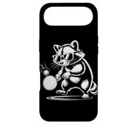 Custodia per iPhone Air Raccoon Playing Ping Pong Table Tennis
