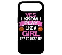 Custodia per iPhone Air Ragazze Basket Divertente Gioca Come Una Ragazza