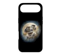 Custodia per iPhone Air Ragni saltatori Gold Moon Kawaii Chibi Ragni aerografo