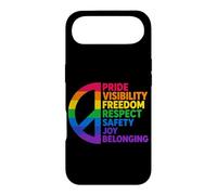 Custodia per iPhone Air Rainbow Peace Pride Visibilità Libertà Rispetto