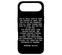 Custodia per iPhone Air Rapture & Second Coming Gospel of Jesus - Matthew 24:6-8