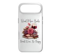 Custodia per iPhone Air Read More Books Drink Wine Be Happy Reading & Wine Book Club