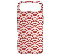 Custodia per iPhone Air Red Arches Semicircles Mountains Geometric Pattern
