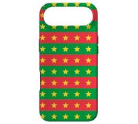 Custodia per iPhone Air Red Green Yellow Star Burkina Faso Flag Pattern