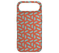 Custodia per iPhone Air Red Orange Blue Triangle Zigzag Line Tessellation Pattern